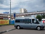 Бесплатный автобус Genser в пункт аренды автомобилей АрендаАвто-нвд на ул.Добролюбова