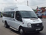 Бесплатный автобус Genser в пункт аренды автомобилей АрендаАвто-нвд на Новорязанском шоссе
